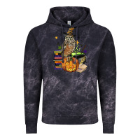 Cloud Black halloween owl Vintage Hoodie - BarkalooDesign