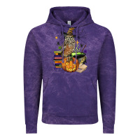 Cloud Purple halloween owl Vintage Hoodie - BarkalooDesign