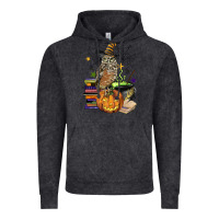Vintage Black halloween owl Vintage Hoodie - BarkalooDesign