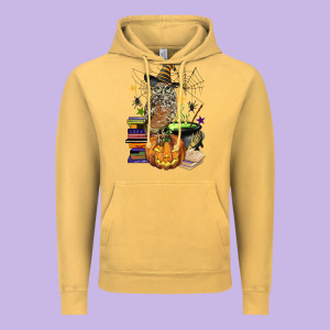 Halloween Owl Vintage Hoodie Designed By Barkaloodesign