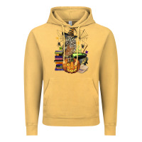 Vintage Mustard halloween owl Vintage Hoodie - BarkalooDesign