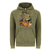 Vintage Olive halloween owl Vintage Hoodie - BarkalooDesign