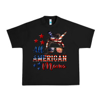 Black All American Mama Mother's Day Urban Heavy Tee - LillyAllenDesigns