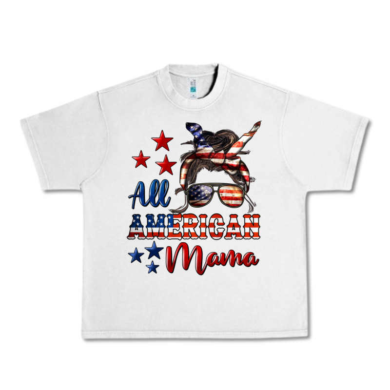 All American Mama Mother's Day Urban Heavy Tee by LillyAllenDesigns | Teevron