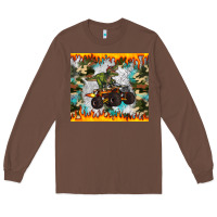 Chestnut monster truck dinosaur t rex tumbler Long Sleeve Tee - Artiststas