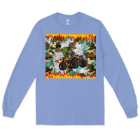 Colony Blue monster truck dinosaur t rex tumbler Long Sleeve Tee - Artiststas