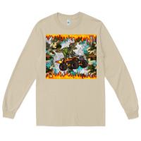 Mushroom monster truck dinosaur t rex tumbler Long Sleeve Tee - Artiststas