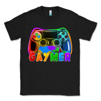 Black Gaymer Classic Tee - FaDigitalArtStudio