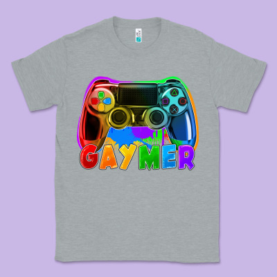Gaymer Classic Tee Designed By Fadigitalartstudio
