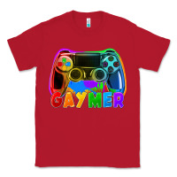 Red Gaymer Classic Tee - FaDigitalArtStudio