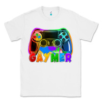 White Gaymer Classic Tee - FaDigitalArtStudio