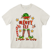 Cream im the oldest elf i make the rules Heavy Core Tee - FaDigitalArtStudio