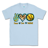 Peace Love Softball Classic Tee | Teevron