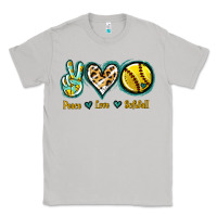 Moon Dust Peace Love Softball Classic Tee - Jasminsmagicworld