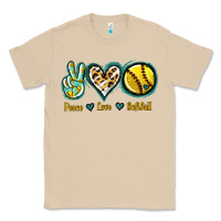 Mushroom Peace Love Softball Classic Tee - Jasminsmagicworld