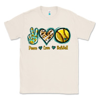 Natural Peace Love Softball Classic Tee - Jasminsmagicworld