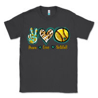 Smoke Peace Love Softball Classic Tee - Jasminsmagicworld