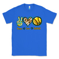 True Royal Peace Love Softball Classic Tee - Jasminsmagicworld