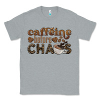 Heather Grey caffeine before chaos Classic Tee - BarkalooDesign