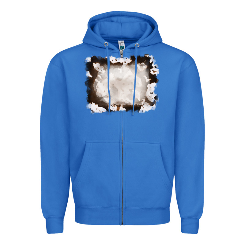 Cowhide Frames Background Zipper Hoodie by RanaPortraitStore | Teevron