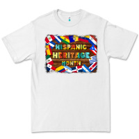 White hispanic heritage flags Premium Tee - BundleAndBundleShop