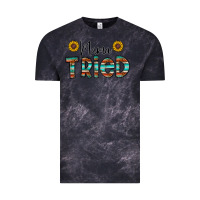 Cloud Black mama tried Vintage Tee - CowhideDigitalArt