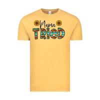 Vintage Mustard mama tried Vintage Tee - CowhideDigitalArt