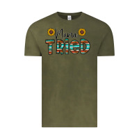 Vintage Olive mama tried Vintage Tee - CowhideDigitalArt