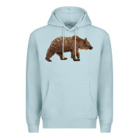 Blue Mist bear Premium Hoodie - BarkalooDesign