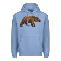 Colony Blue bear Premium Hoodie - BarkalooDesign