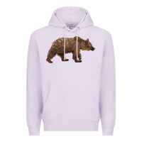 Lilac bear Premium Hoodie - BarkalooDesign