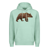Seafoam bear Premium Hoodie - BarkalooDesign