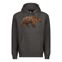 Smoke bear Premium Hoodie - BarkalooDesign