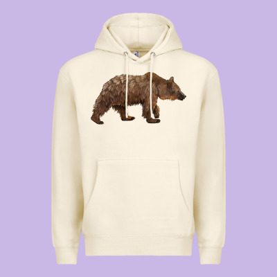Bear Premium Hoodie Designed By Barkaloodesign