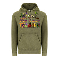 Vintage Olive one spook tacular teacher Vintage Hoodie - BarkalooDesign
