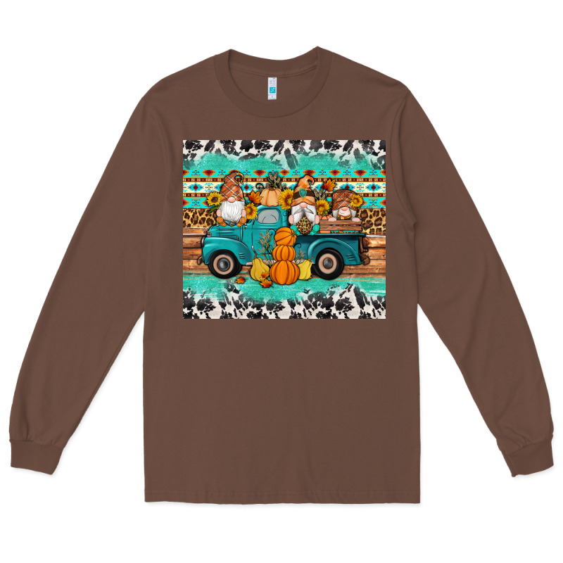 Western Fall Truck Gnomes Tumbler Long Sleeve Tee by Artiststas | Teevron