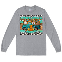 Heather Grey western fall truck gnomes tumbler Long Sleeve Tee - Artiststas