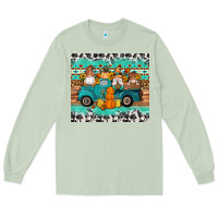 Matcha western fall truck gnomes tumbler Long Sleeve Tee - Artiststas