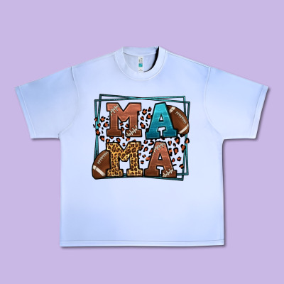 American Football Mama Mother's Day Urban Heavy Tee Designed By Lillyallendesigns