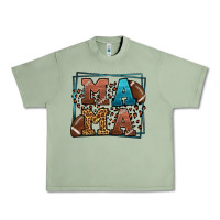 Oil Green American Football Mama Mother's Day Urban Heavy Tee - LillyAllenDesigns