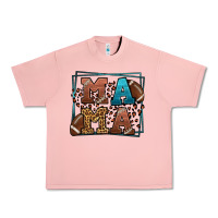 Salmon American Football Mama Mother's Day Urban Heavy Tee - LillyAllenDesigns