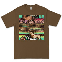 Cacao horses seamless pattern Premium Tee - BundleAndBundleShop
