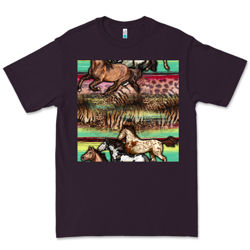 Horses Seamless Pattern Premium Tee by BundleAndBundleShop | Teevron
