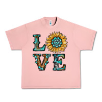 Salmon sunflower love Urban Heavy Tee - RanaPortraitStore
