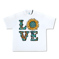 White sunflower love Urban Heavy Tee - RanaPortraitStore