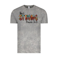 Cloud Rock she is strong provebs Vintage Tee - CowhideDigitalArt