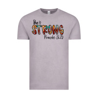 Vintage Zinc she is strong provebs Vintage Tee - CowhideDigitalArt