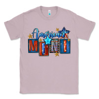 Lilac American mini 4th of july Classic Tee - FaDigitalArtStudio