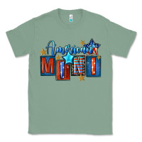 Sage American mini 4th of july Classic Tee - FaDigitalArtStudio