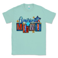 Seafoam American mini 4th of july Classic Tee - FaDigitalArtStudio
